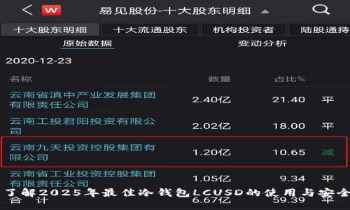 立即了解2025年最佳冷钱包LCUSD的使用与安全指南