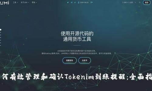 如何有效管理和确认Tokenim到账提醒：全面指南